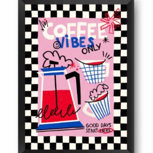 plakat coffee vibes